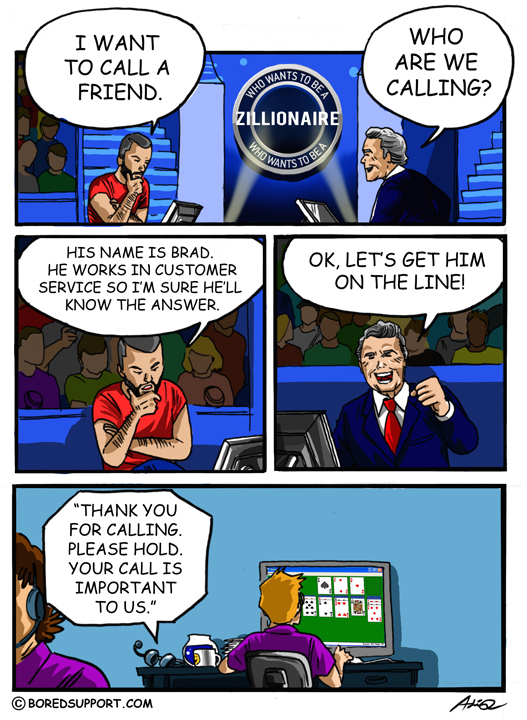 Hope that game of solitaire was worth it!